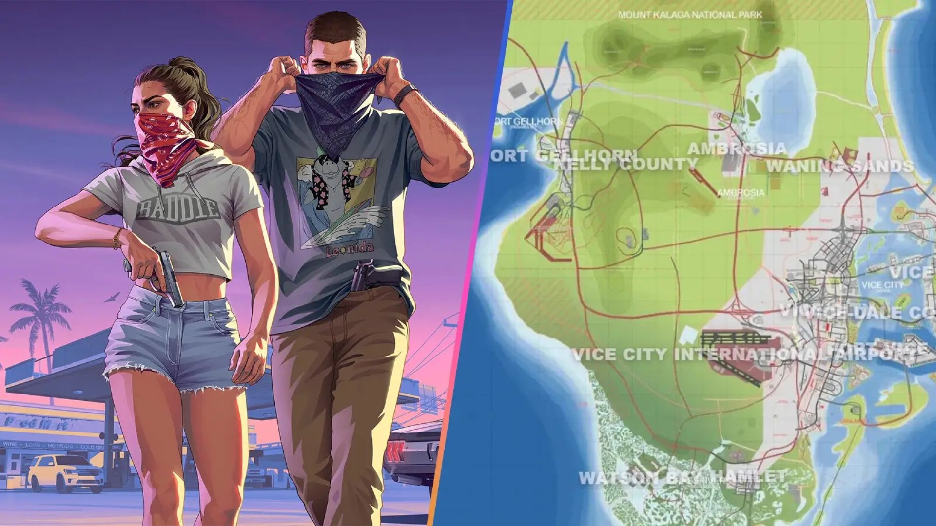 Слив GTA VI показал карту Леониды и возвращение шести звезд