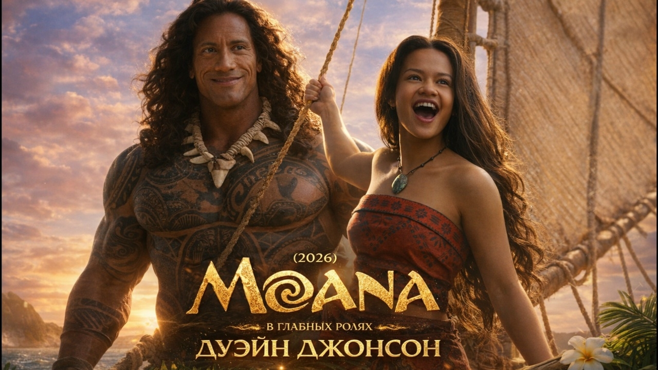 «Моана» с Дуэйном Джонсоном разгромлена критиками: 32% и «пластмассовое» волшебство